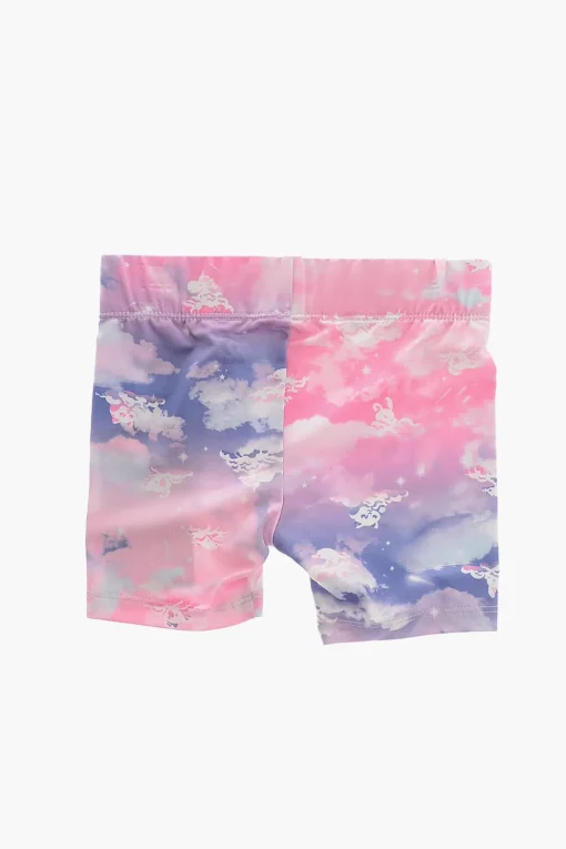 ALL STAR CHUCK TAYLOR Set T-Shirt Girocollo con Logo in Rilievo e Shorts Effetto Tie-Dye>Converse KIDS New