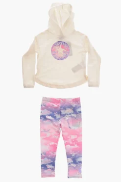 ALL STAR CHUCK TAYLOR Set Felpa e Leggings effetto Tie Dye>Converse KIDS Discount