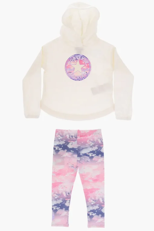 ALL STAR CHUCK TAYLOR Set Felpa e Leggings effetto Tie Dye>Converse KIDS Discount