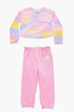 ALL STAR CHUCK TAYLOR Set Felpa e Joggers Effetto Tie Dye>Converse KIDS Discount