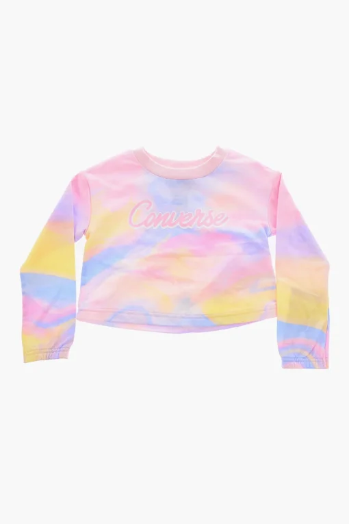 ALL STAR CHUCK TAYLOR Set Felpa e Joggers Effetto Tie Dye>Converse KIDS Discount