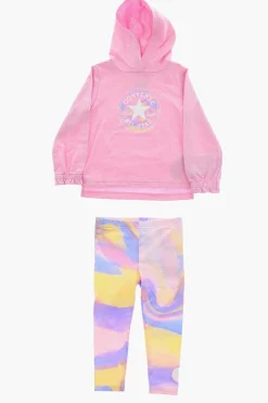 ALL STAR CHUCK TAYLOR Set felpa con cappuccio e Leggings>Converse KIDS Sale
