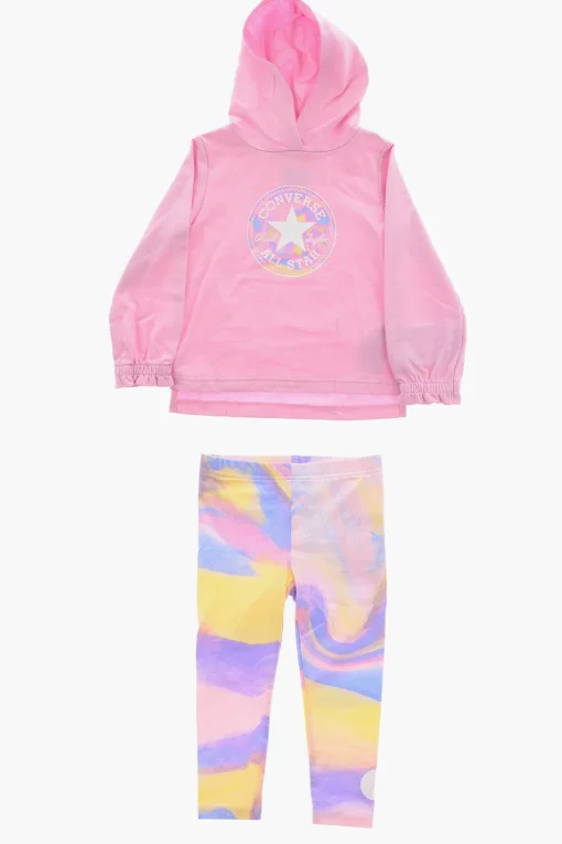 ALL STAR CHUCK TAYLOR Set felpa con cappuccio e Leggings>Converse KIDS Sale