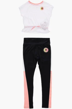 Best ALL STAR CHUCK TAYLOR Set T-shirt Girocollo e Leggings Abbigliamento