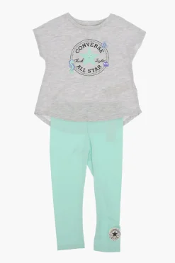 Hot ALL STAR CHUCK TAYLOR Set T-shirt girocollo e Leggings Abbigliamento