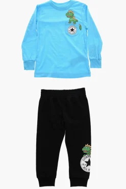ALL STAR CHUCK TAYLOR Set T-shirt con Taschino e Joggers>Converse KIDS Clearance