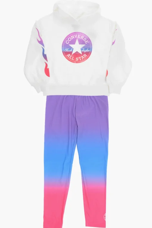 Discount ALL STAR CHUCK TAYLOR Set Felpa Hoodie e Leggings Sfumati Abbigliamento