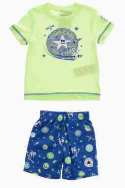ALL STAR CHUCK TAYLOR Set T-shirt e Shorts Stampati>Converse KIDS New