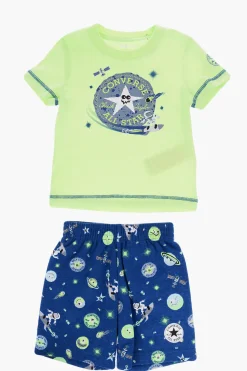 ALL STAR CHUCK TAYLOR Set T-shirt e Shorts Stampati></noscript>Converse KIDS New