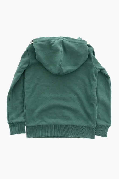ALL STAR CHUCK TAYLOR Set Felpa Hoodie e Joggers in Tinta Unita con Banda Laterale Logata>Converse KIDS New