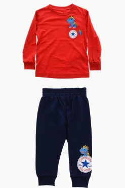 Outlet ALL STAR CHUCK TAYLOR Set T-shirt a manica lunga e Joggers Bambino Abbigliamento
