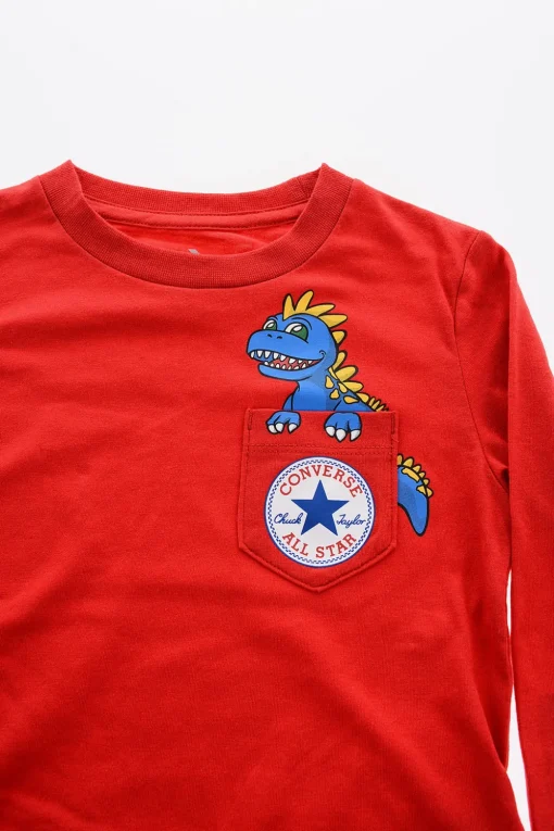 Outlet ALL STAR CHUCK TAYLOR Set T-shirt a manica lunga e Joggers Bambino Abbigliamento