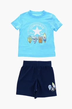 Hot ALL STAR CHUCK TAYLOR Set T-shirt e Shorts Bambino Abbigliamento