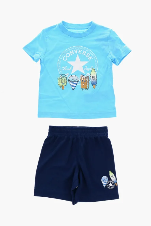 Hot ALL STAR CHUCK TAYLOR Set T-shirt e Shorts Bambino Abbigliamento