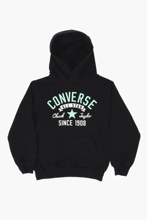 ALL STAR CHUCK TAYLOR Set Felpa Hoodie e Joggers in Tinta Unita con Logo Stampato>Converse KIDS Best