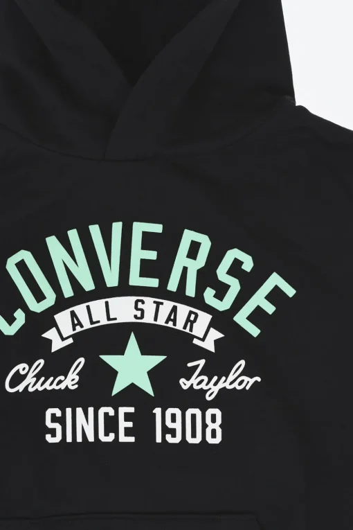 ALL STAR CHUCK TAYLOR Set Felpa Hoodie e Joggers in Tinta Unita con Logo Stampato>Converse KIDS Best