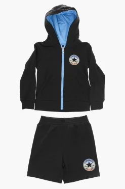 ALL STAR CHUCK TAYLOR Set Felpa con Cappuccio e Shorts>Converse KIDS Sale