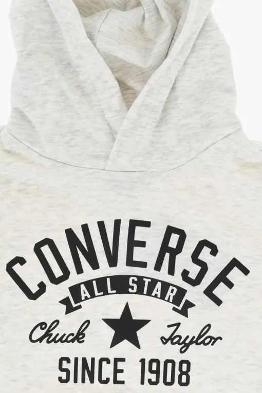Online ALL STAR CHUCK TAYLOR Set Felpa Hoodie e Joggers in Misto Cotone Garzato Bambino Abbigliamento