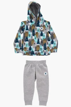 ALL STAR CHUCK TAYLOR Set Felpa Stampata All-Over con Cappuccio E Joggers>Converse KIDS Online