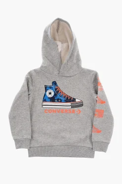 Discount ALL STAR CHUCK TAYLOR Set Felpa con Cappuccio e Joggers in Cotone Felpato Bambino Abbigliamento