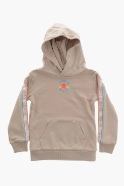 Clearance ALL STAR CHUCK TAYLOR Set Felpa Hoodie e Joggers in Tinta Unita con Banda Laterale Logata Bambino Abbigliamento