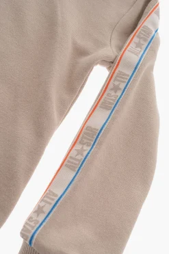 Clearance ALL STAR CHUCK TAYLOR Set Felpa Hoodie e Joggers in Tinta Unita con Banda Laterale Logata Bambino Abbigliamento