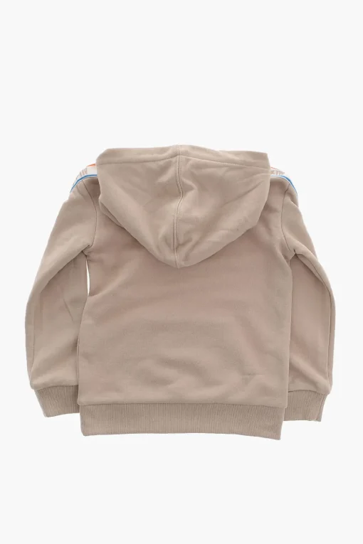 Clearance ALL STAR CHUCK TAYLOR Set Felpa Hoodie e Joggers in Tinta Unita con Banda Laterale Logata Bambino Abbigliamento