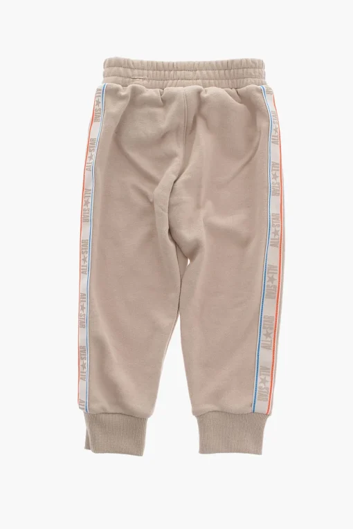 Clearance ALL STAR CHUCK TAYLOR Set Felpa Hoodie e Joggers in Tinta Unita con Banda Laterale Logata Bambino Abbigliamento