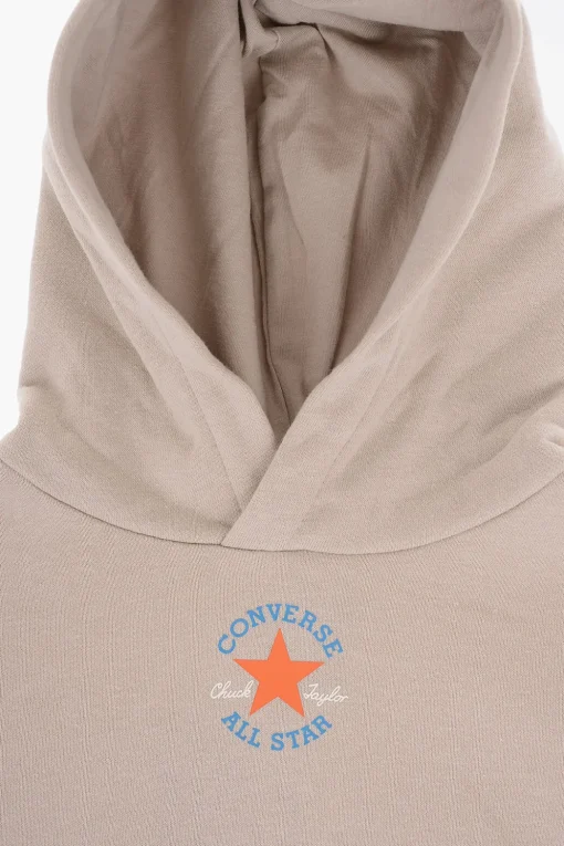 Clearance ALL STAR CHUCK TAYLOR Set Felpa Hoodie e Joggers in Tinta Unita con Banda Laterale Logata Bambino Abbigliamento
