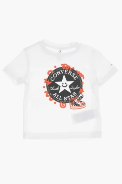 Online ALL STAR CHUCK TAYLOR Set T-Shirt e Shorts con Maxi Logo Stampato Bambino Abbigliamento