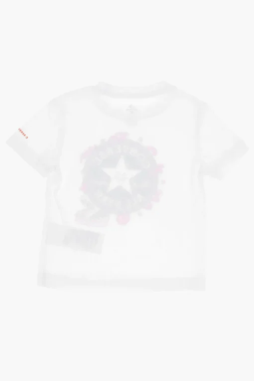 Online ALL STAR CHUCK TAYLOR Set T-Shirt e Shorts con Maxi Logo Stampato Bambino Abbigliamento
