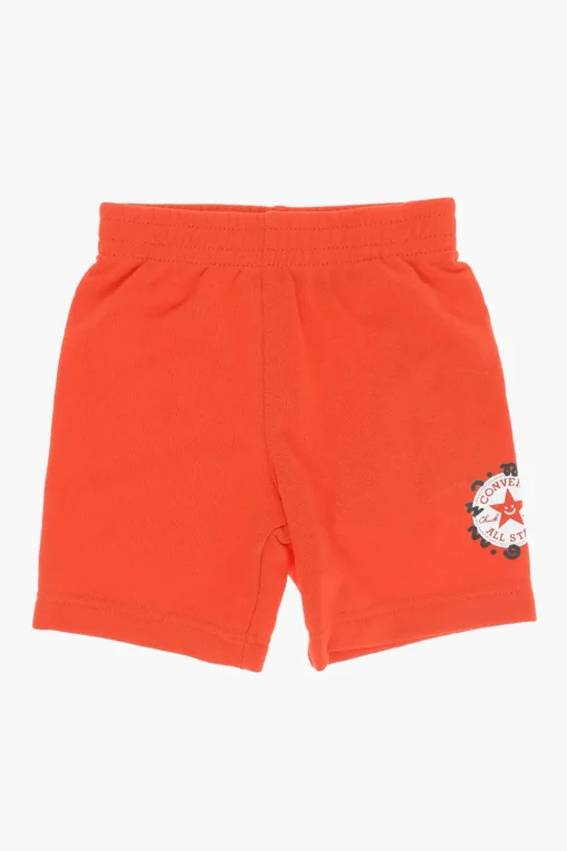 Online ALL STAR CHUCK TAYLOR Set T-Shirt e Shorts con Maxi Logo Stampato Bambino Abbigliamento