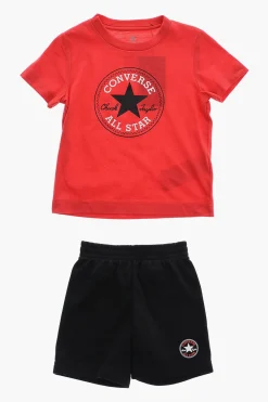 ALL STAR CHUCK TAYLOR Set T-shirt Girocollo e Shorts>Converse KIDS Sale