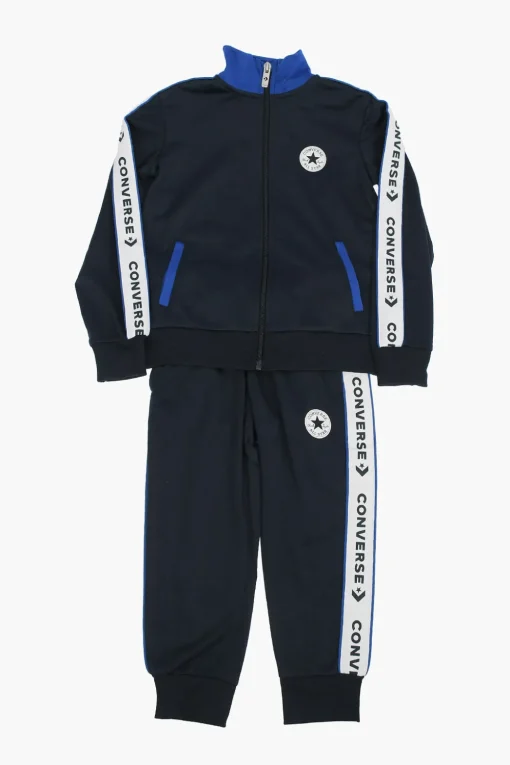 Hot ALL STAR CHUCK TAYLOR Set Felpa e Jogger con bande laterali ed a contrasto Bambino Abbigliamento
