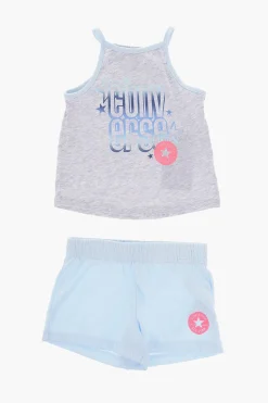 ALL STAR CHUCK TAYLOR Set Canotta Stampata e Shorts in Mesh>Converse KIDS Outlet
