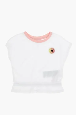 Online ALL STAR CHUCK TAYLOR Set T-shirt Crop con Elastico per Capelli in Lurex Abbigliamento