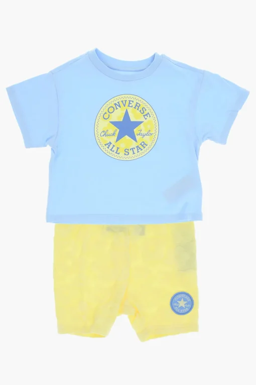 Clearance ALL STAR CHUCK TAYLOR Set T-shirt e Shorts in Jacquard Floreale Abbigliamento