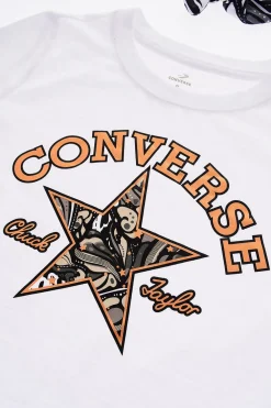 ALL STAR CHUCK TAYLOR Set T-shirt Manica Lunga ed Elastico per Capelli>Converse KIDS Sale