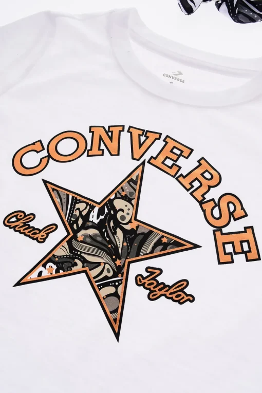 ALL STAR CHUCK TAYLOR Set T-shirt Manica Lunga ed Elastico per Capelli>Converse KIDS Sale
