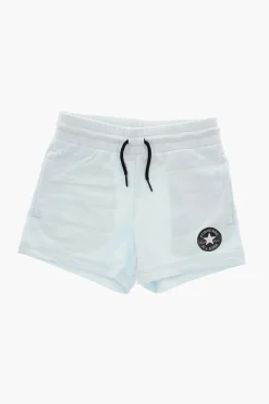 Outlet ALL STAR CHUCK TAYLOR Shorts in Felpa Con Lacci a Contrasto Abbigliamento