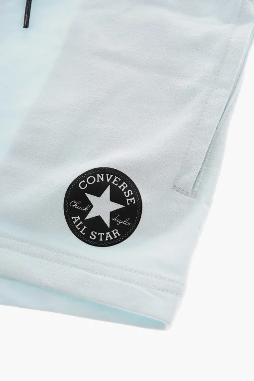 Outlet ALL STAR CHUCK TAYLOR Shorts in Felpa Con Lacci a Contrasto Abbigliamento