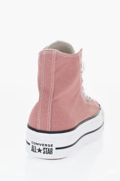 ALL STAR CHUCK TAYLOR Sneakers Alte LIFT in Canvas con Suola Platform 4cm>Converse New