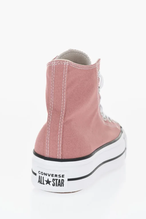 ALL STAR CHUCK TAYLOR Sneakers Alte LIFT in Canvas con Suola Platform 4cm>Converse New