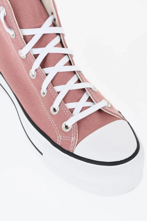 ALL STAR CHUCK TAYLOR Sneakers Alte LIFT in Canvas con Suola Platform 4cm>Converse New