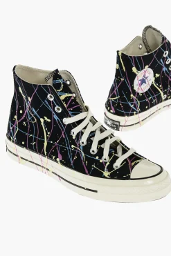 ALL STAR CHUCK TAYLOR sneakers alte in tessuto effetto verniciato>Converse Best