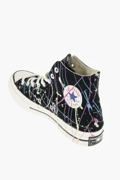 ALL STAR CHUCK TAYLOR sneakers alte in tessuto effetto verniciato>Converse Best
