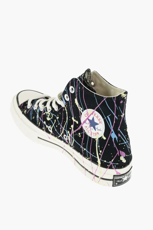 ALL STAR CHUCK TAYLOR sneakers alte in tessuto effetto verniciato>Converse Best