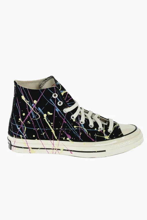 ALL STAR CHUCK TAYLOR sneakers alte in tessuto effetto verniciato>Converse Best