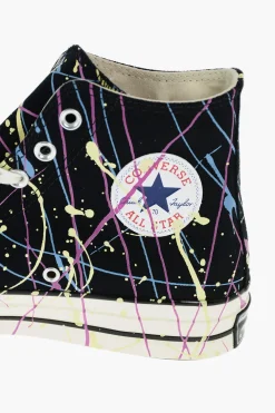 ALL STAR CHUCK TAYLOR sneakers alte in tessuto effetto verniciato></noscript>Converse Best