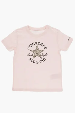 Hot ALL STAR CHUCK TAYLOR T-Shirt Girocollo con Logo Stampato Abbigliamento
